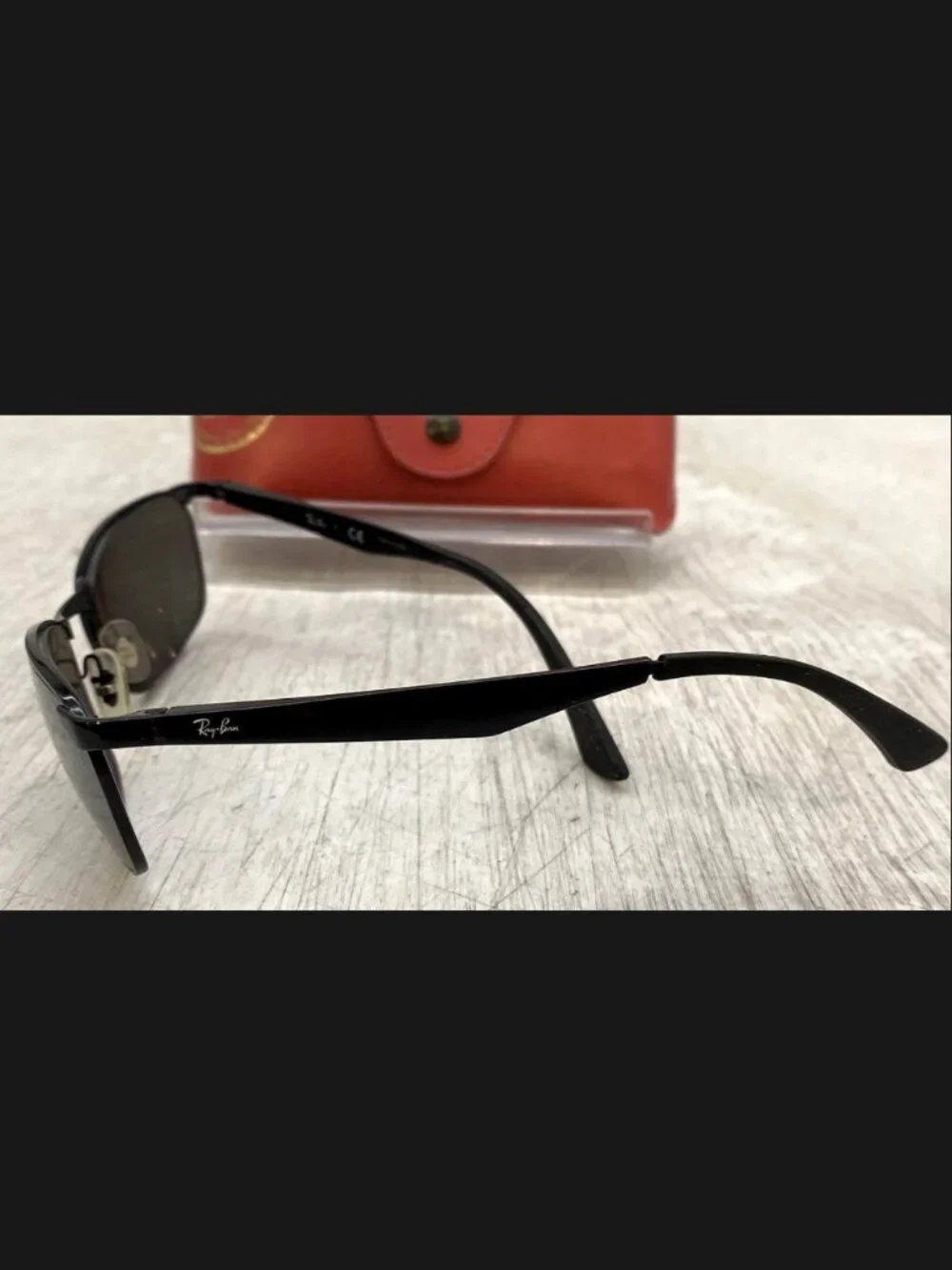 Ray Ban RB3534 004 Black Metal Flex Hinge FRAMES ONLY Glasses w/ Case 135 59 17